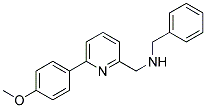 N-BENZYL(6-(4-METHOXYPHENYL)PYRIDIN-2-YL)METHANAMINE Struktur