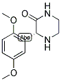 (R)-3-(2,5-DIMETHOXY-PHENYL)-PIPERAZIN-2-ONE Struktur