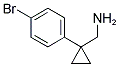 C-[1-(4-BROMO-PHENYL)-CYCLOPROPYL]-METHYLAMINE Struktur