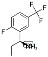 (S)-1-(2-FLUORO-5-(TRIFLUOROMETHYL)PHENYL)PROPAN-1-AMINE Struktur