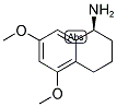 (S)-5,7-DIMETHOXY-1,2,3,4-TETRAHYDRO-NAPHTHALEN-1-YLAMINE Struktur