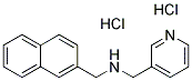 (2-NAPHTHYLMETHYL)(PYRIDIN-3-YLMETHYL)AMINE DIHYDROCHLORIDE Struktur