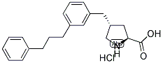 (R)-GAMMA-(3-PHENYLPROPYLBENZYL)-L-PROLINE HCL Struktur