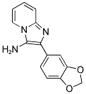 2-BENZO[1,3]DIOXOL-5-YL-IMIDAZO[1,2-A]PYRIDIN-3-YLAMINE Struktur