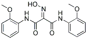 2-(HYDROXYIMINO)-N,N'-BIS(2-METHOXYPHENYL)MALONAMIDE Struktur