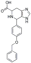 4-(4-BENZYLOXY-PHENYL)-4,5,6,7-TETRAHYDRO-3H-IMIDAZO[4,5-C]PYRIDINE-6-CARBOXYLIC ACID Struktur