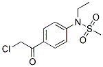 N-[4-(CHLOROACETYL)PHENYL]-N-ETHYLMETHANESULFONAMIDE Struktur