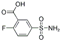 5-(AMINOSULFONYL)-2-FLUOROBENZOIC ACID Struktur