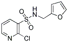 2-CHLORO-PYRIDINE-3-SULFONIC ACID (FURAN-2-YLMETHYL)-AMIDE Struktur