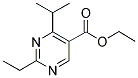 ETHYL-2-ETHYL-4-ISOPROPYL-5-PYRIMIDINE CARBOXYLATE Struktur