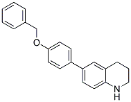 6-[4-(BENZYLOXY)PHENYL]-1,2,3,4-TETRAHYDROQUINOLINE Struktur