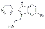 2-(5-BROMO-2-PYRIDIN-4-YL-1H-INDOL-3-YL)-ETHYLAMINE Struktur