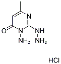 3-AMINO-2,2-DIBROMO-8-METHYL-2H,6H-PYRIMIDO[2,1-B][1,3,4]THIADIAZIN-6-ONE Struktur