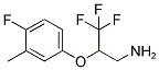 3,3,3-TRIFLUORO-2-(4-FLUORO-3-METHYL-PHENOXY)-PROPYLAMINE Struktur