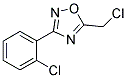 5-(CHLOROMETHYL)-3-(2-CHLOROPHENYL)-1,2,4-OXADIAZOLE Struktur