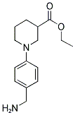 1-(4-AMINOMETHYL-PHENYL)-PIPERIDINE-3-CARBOXYLIC ACID ETHYL ESTER Struktur