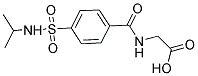 ([4-[(ISOPROPYLAMINO)SULFONYL]BENZOYL]AMINO)ACETIC ACID Struktur