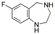 7-FLUORO-2,3,4,5-TETRAHYDRO-1H-BENZO[E][1,4]DIAZEPINE Struktur