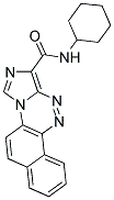 N-CYCLOHEXYLIMIDAZO[5,1-C]NAPHTHO[2,1-E][1,2,4]TRIAZINE-1-CARBOXAMIDE Struktur