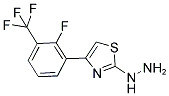 [4-(2-FLUORO-3-TRIFLUOROMETHYL-PHENYL)-THIAZOL-2-YL]-HYDRAZINE Struktur