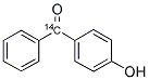 4-HYDROXY-BENZOPHENONE-14C Struktur