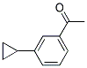 1-(3-CYCLOPROPYLPHENYL)ETHANONE Struktur