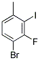 4-BROMO-3-FLUORO-2-IODOTOLUENE Struktur