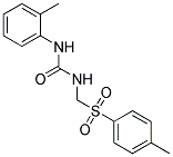 N-(2-METHYLPHENYL)-N'-{[(4-METHYLPHENYL)SULFONYL]METHYL}UREA Struktur