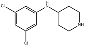 (3,5-DICHLORO-PHENYL)-PIPERIDIN-4-YL-AMINE Struktur