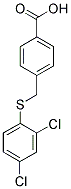 4-([(2,4-DICHLOROPHENYL)THIO]METHYL)BENZOIC ACID Struktur