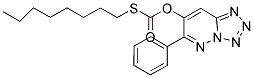 S-OCTYL O-(6-PHENYLTETRAZOLO[1,5-B]PYRIDAZIN-7-YL) THIOCARBONATE Struktur