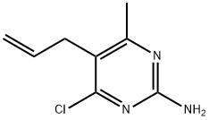 5-ALLYL-4-CHLORO-6-METHYL-PYRIMIDIN-2-YLAMINE Struktur