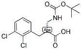 (R)-2-(TERT-BUTOXYCARBONYLAMINO-METHYL)-3-(2,3-DICHLORO-PHENYL)-PROPIONIC ACID Struktur