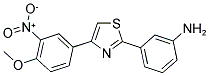 3-[4-(4-METHOXY-3-NITRO-PHENYL)-THIAZOL-2-YL]-PHENYLAMINE Struktur