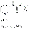 1-(3-AMINOMETHYL-PHENYL)-PIPERIDIN-3-CARBAMIC ACID TERT-BUTYL ESTER Struktur