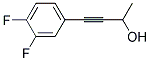 4-(3,4-DIFLUOROPHENYL)-3-BUTYN-2-OL Struktur