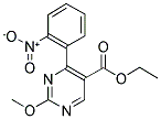 ETHYL-2-METHOXY-4-(2-NITROPHENYL)-5-PYRIMIDINE CARBOXYLATE Struktur