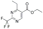 ETHYL-2-TRIFLUOROMETHYL-4-ETHYL-5-PYRIMIDINE CARBOXYLATE Struktur