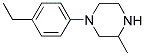 1-(4-ETHYLPHENYL)-3-METHYLPIPERAZINE Struktur