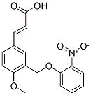 (2E)-3-(4-METHOXY-3-[(2-NITROPHENOXY)METHYL]PHENYL)-2-PROPENOIC ACID Struktur