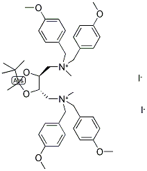 TADIAS-[(4S,5S)-2-T-BUTYL-2-METHYL-N,N,N',N'-TETRAKIS(4-METHOXYBENZYL)] DIIODIDE Struktur