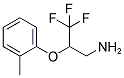 3,3,3-TRIFLUORO-2-O-TOLYLOXY-PROPYLAMINE Struktur