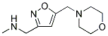 N-METHYL[5-(4-MORPHOLINYLMETHYL)-3-ISOXAZOLYL]METHANAMINE Struktur