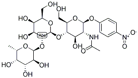 4-NITROPHENYL 2-ACETAMIDO-2-DEOXY-4-O-[(2-O-A-L-FUCOPYRANOSYL)-BETA-D-GALACTOPYRANOSYL]-BETA-D-GLUCOPYRANOSIDE Struktur