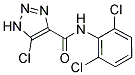 5-CHLORO-N-(2,6-DICHLOROPHENYL)-1H-1,2,3-TRIAZOLE-4-CARBOXAMIDE Struktur