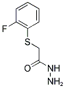 2-[(2-FLUOROPHENYL)THIO]ACETOHYDRAZIDE Struktur