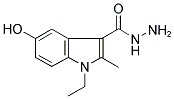 1-ETHYL-5-HYDROXY-2-METHYL-1H-INDOLE-3-CARBOHYDRAZIDE Struktur