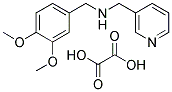 (3,4-DIMETHOXY-BENZYL)-PYRIDIN-3-YLMETHYL-AMINEOXALATE Struktur