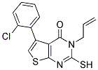 3-ALLYL-5-(2-CHLOROPHENYL)-2-SULFANYLTHIENO[2,3-D]PYRIMIDIN-4(3H)-ONE Struktur