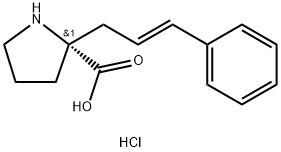 (R)-ALPHA-(3-PHENYL-ALLYL)-PROLINE-HCL Struktur